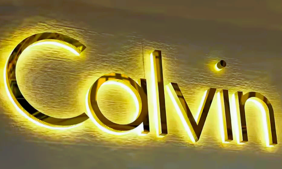 Illuminated Facelit sign